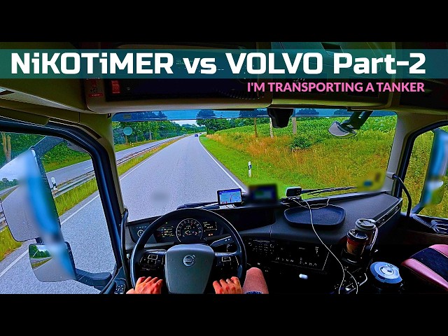 Nikotimer vs Volvo Part-2 POV tank driver across Europe summer mood no talking no music