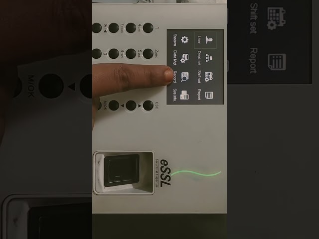 biometric machine ke dwara ek employee ya school ke student ka per day ka attendance report dekhe