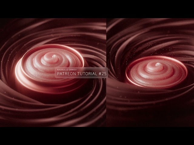 Abstract Spiral in Cinema 4D Tutorial