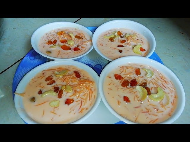 Hyderabadi Ramdan Special Kheer Making Video - Muslim Vermicelli Kheer Recipe - Indian Sweets Making