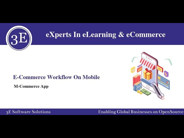E-Commerce Workflow On Mobile (M-Commerce App) | 3E Software Solutions