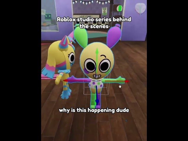 My videos behind the scenes… #robloxstudio #dandysworld #animalhospital 