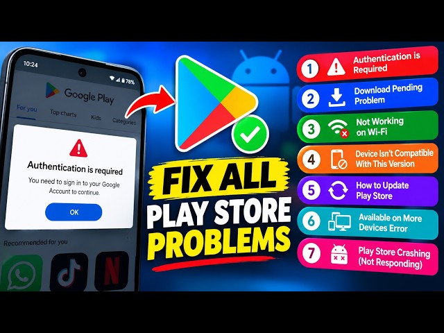 Fix Every Google Play Store Error in Minutes