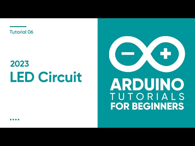 2023 Arduino Tutorial for Beginners 06 - Digital Output 01 - LED Circuit