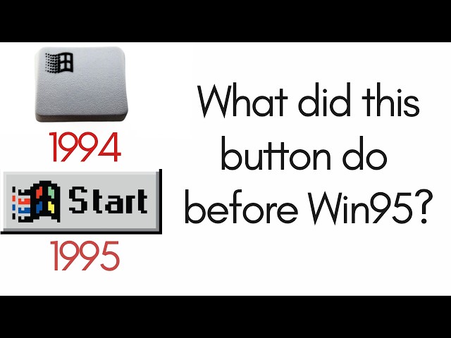 Wacky History of the Windows Key