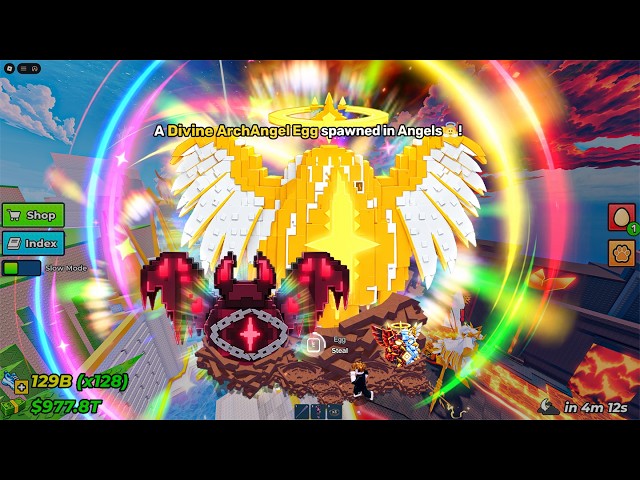 I Fuse Eggs & I Got Divine ArchAngel Egg spawned in Angels! - Steal an Egg