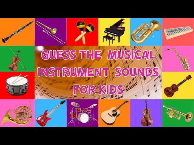 Guess The Musical Instrument Sounds For Kids | 4K