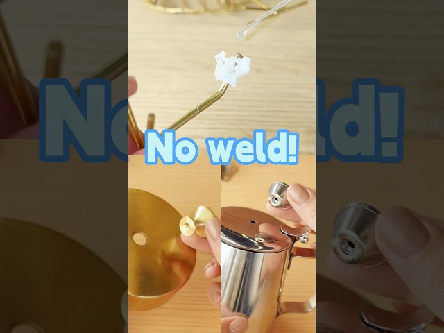 No welding needed for broken metal decor, glue for strong repair