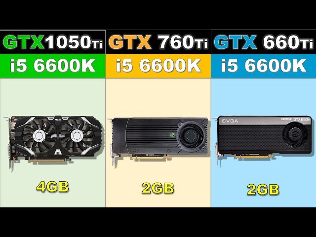 GTX 1050Ti vs GTX 760Ti vs GTX 660Ti Newest Games Benchmarks @1080p