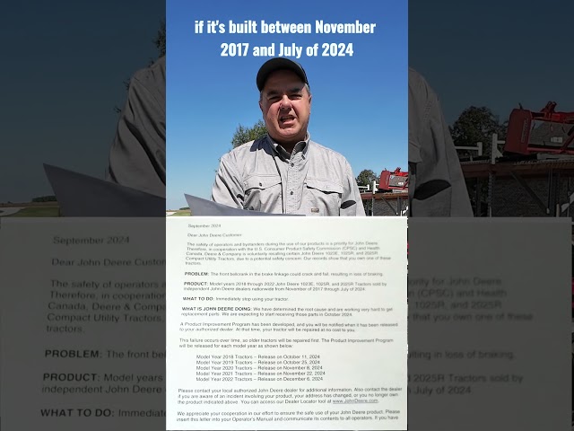 Get Your DEERE JOHN Letter?