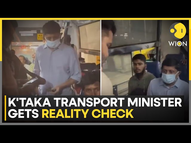 Karnataka Minister Goes Undercover on BMTC Buses, Experiences Reality of Daily Commute | WION News