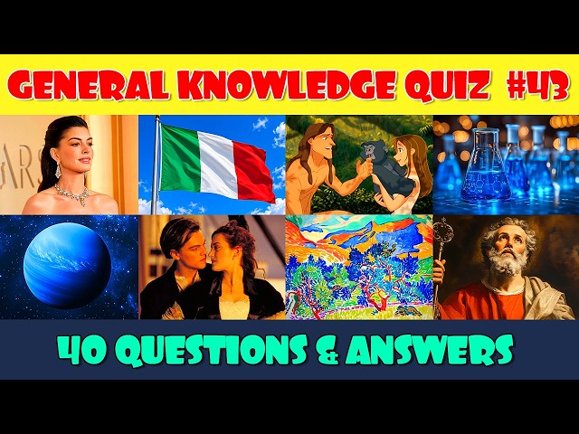 General Knowledge Trivia Quiz (Part 43)