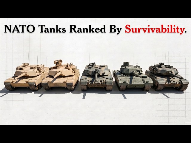 All 9 NATO Battle Tanks Ranked by How Hard They Are to Destroy