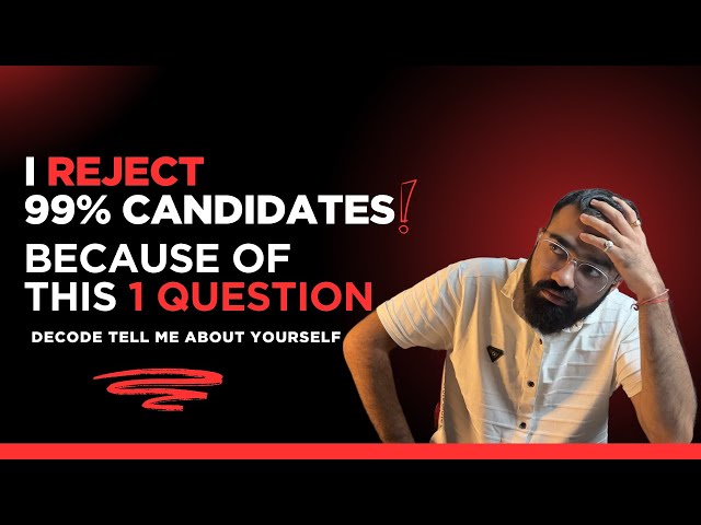 Interview Question: Tell Me About Yourself (Freshers) | Crack Any Interview with Confidence!