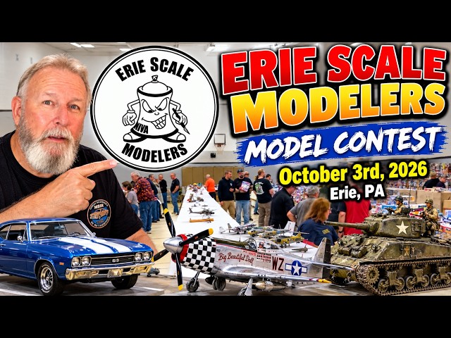 Erie Scale Modelers, Model Contest October 3rd 2026 Erie, Pa