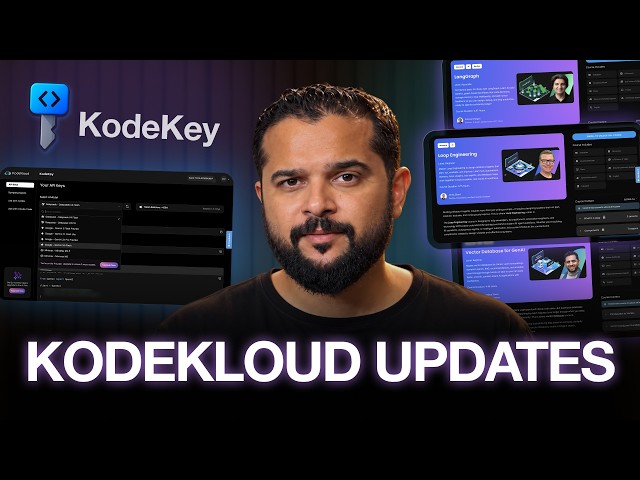 KodeKloud Updates: New AI & Cloud Courses, KodeKey, Free Interview Prep & More