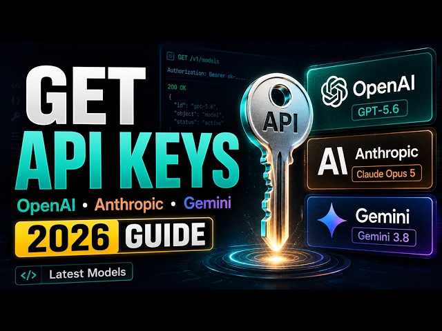 The Right Way to Get AI API Keys (OpenAI, Anthropic, Gemini)