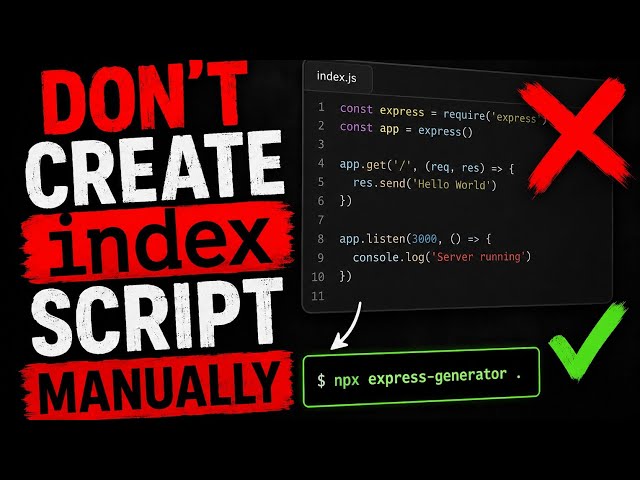 Create All Files With One Command