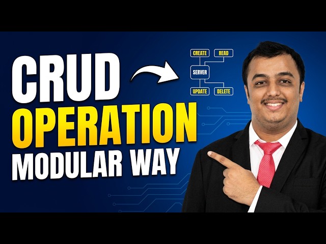 CRUD Operation in Modular Way | Python | Euron