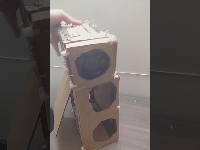 New computer case 📦🔥💀 #linux #computers