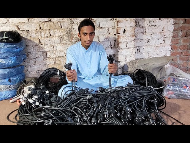 How To Make Computer Wire Cable Plug Are Made In Factory Process Video ||