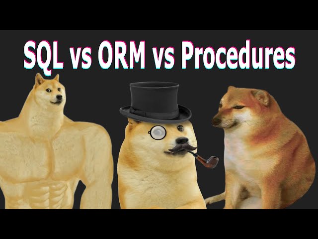 Should you use raw SQL or ORM?