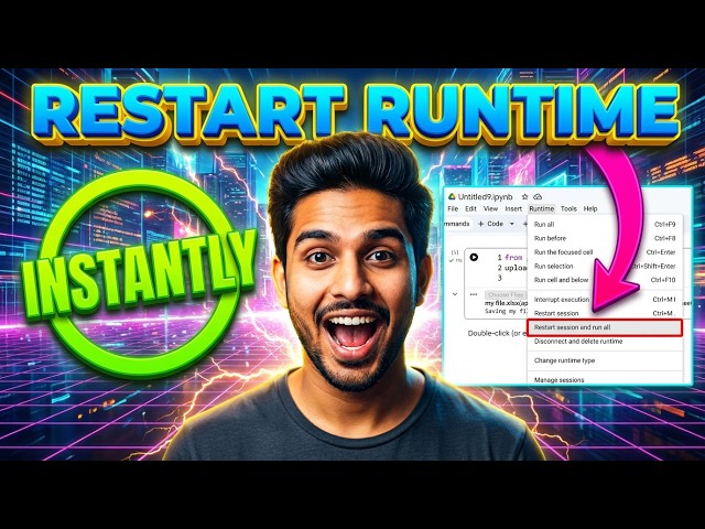 How To Restart Runtime In Google Colab | Fix Errors & Refresh Notebook