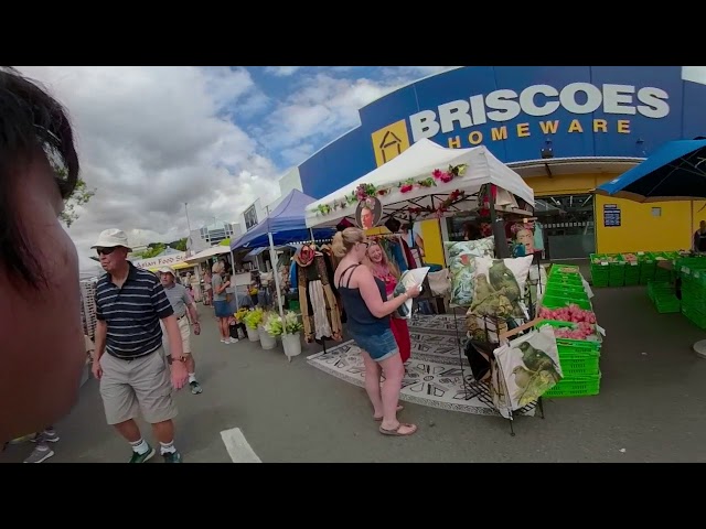 Gopro Fusion - Backpack Mounted Walking (New Zealand Busker Festival)