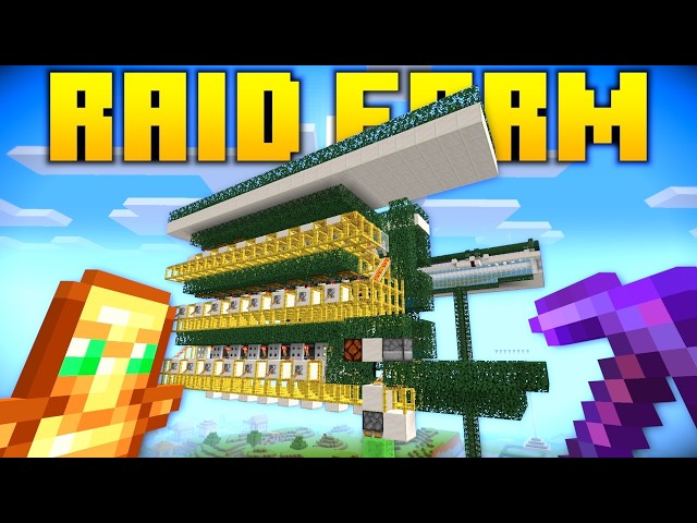 I Built the ULTIMATE Raid Farm in Minecraft Bedrock (2026)