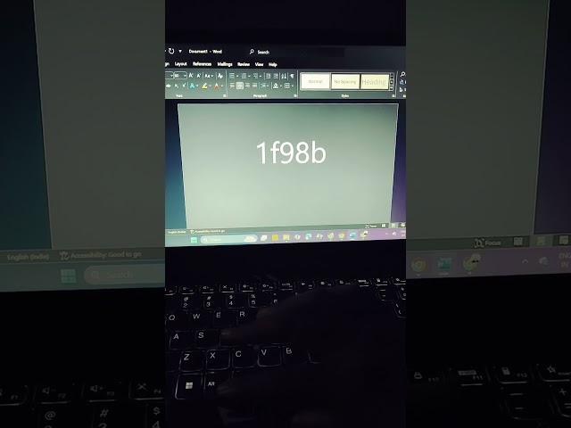 Microsoft word shortcut
