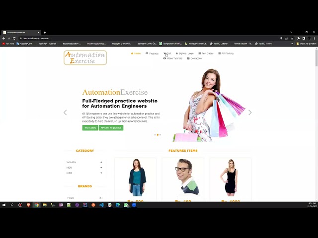 Automation Exercise 14 15