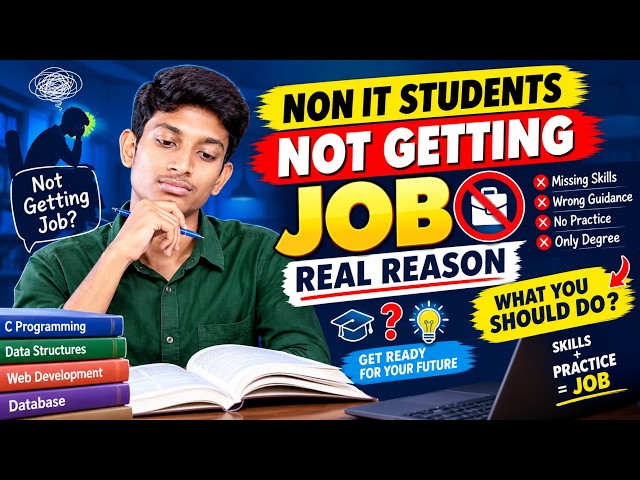 Why Non-IT Students Are Not Getting IT Jobs? | Real Reason Explained