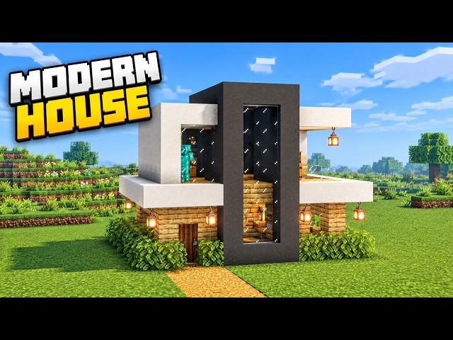 Minecraft Ultimate Modern House Tutorial⚒️