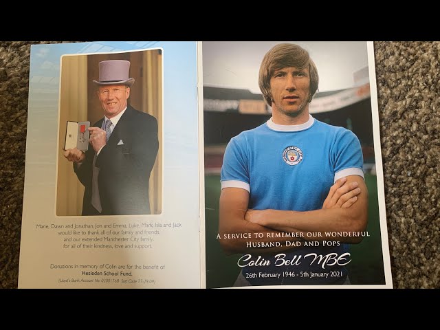 Colin Bell’s son Jon Bell pays tribute
