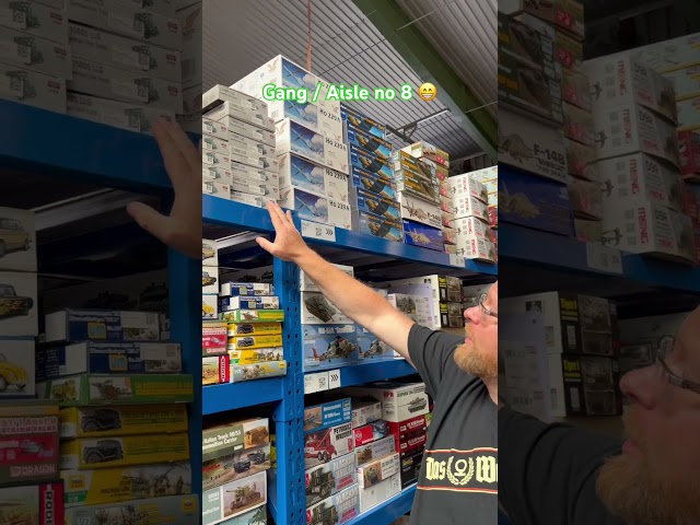 Aisle 8 – what is there to discover here? #modelmaking #scalemodeling