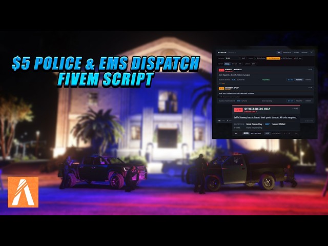 Police & EMS Dispatch  - FiveM Emergencies RS Scripts