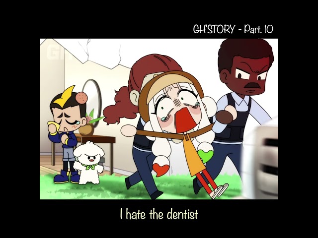 [10] I hate the dentist 🦷  | GH'STORY | #animation #anime