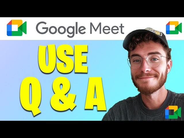 How to Use Q and A in Google Meet | Easy Guide