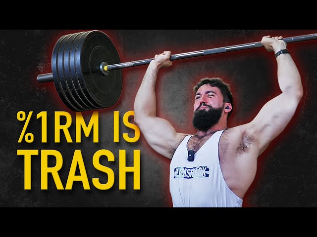 Why you SHOULDN'T use %1RM-based training.