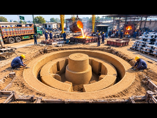 Truck Wheel Hub Manufacturing Process | Amazing Factory Work