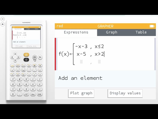 Graph a Piecewise function