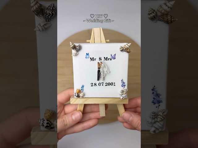 Cute AND Easy DIY Gift Idea Mr & Mrs Wedding Pegs 🥹😍