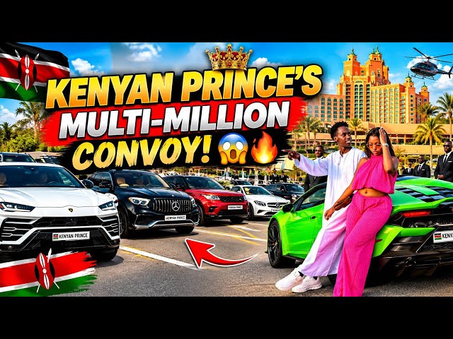 INSIDE THE KENYAN PRINCE’S MULTI-MILLION CONVOY! Luxury Cars, Security & PURE OPULENCE 🔥💰