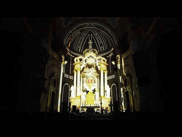 Projection Mapping on Church Altar