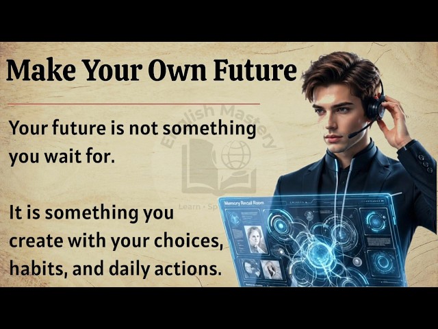 Make Your Own Future | Improve Your English Fluency ✅️ | Motivational Video 🔥