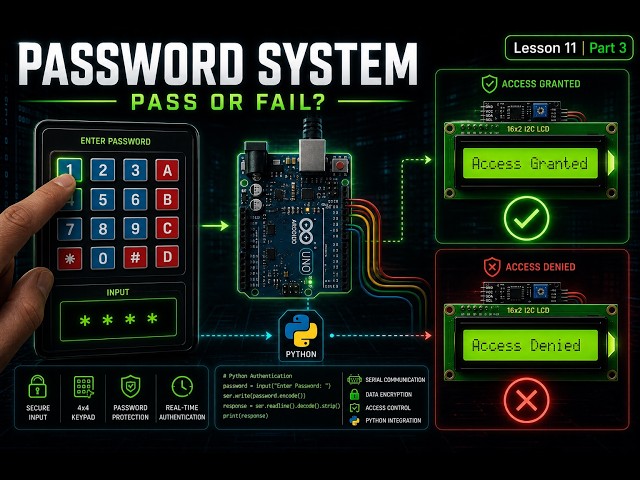 Lesson 11 | Password Authentication System (Arduino + Python) | Part 3