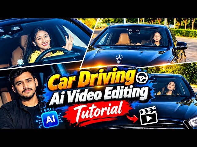 Trending Car Driving AI Video Editing Prompt | Instagram Pata Chalega Reels Editing