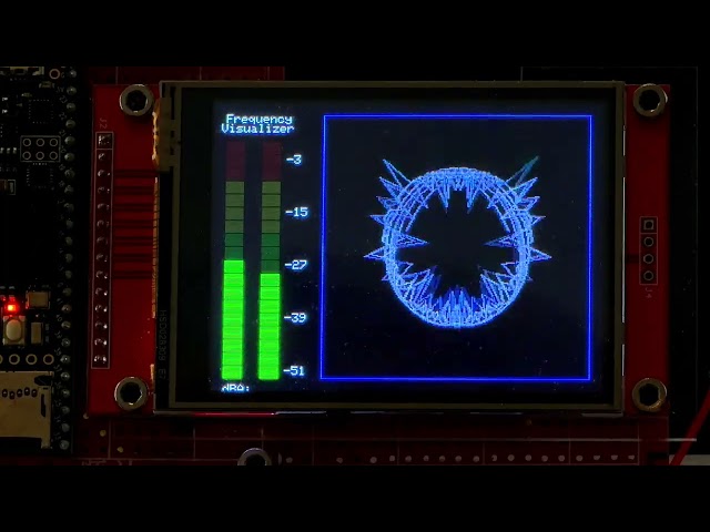 code update on my homebrew desktop audio visualizer.