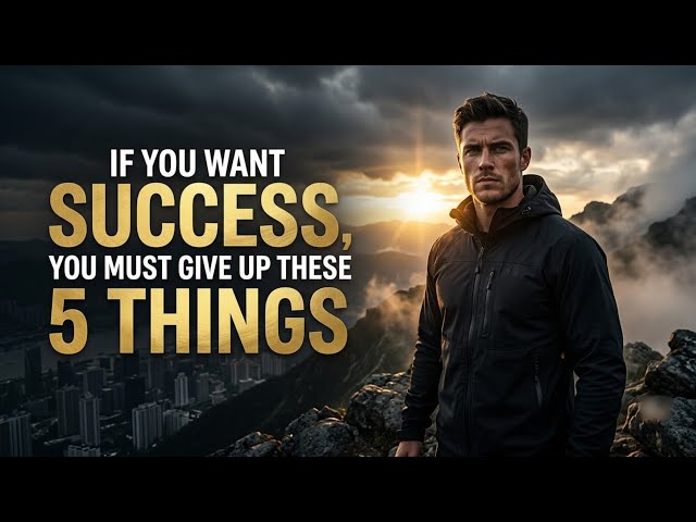 If You Want Success, You MUST Give Up These 5 Things