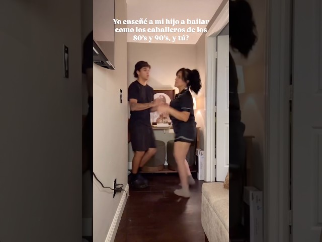 I taught my son to dance like gentlemen from the 80s and 90s